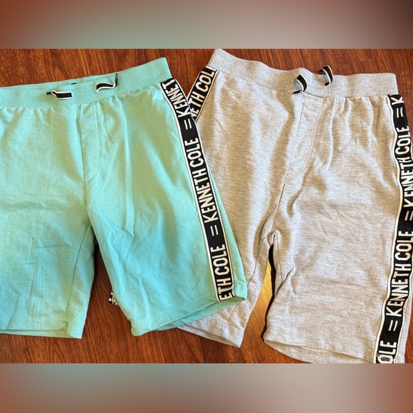 KENNETH  COLE Gray and green Boy’s Shorts, Size 14 - Picture 1 of 8